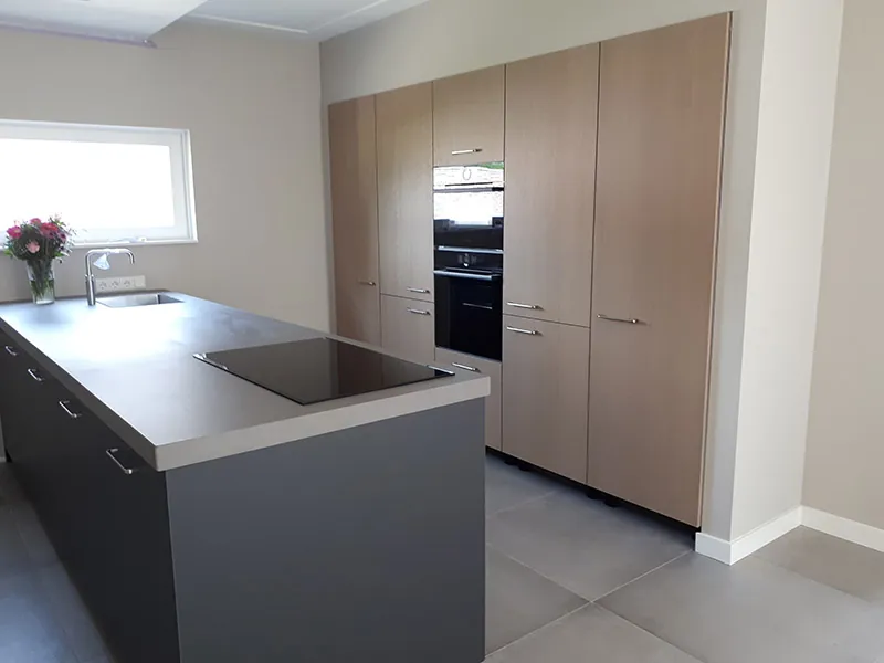 Keuken in een verbouwde woning in Schijndel